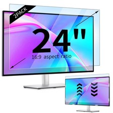 IPROKKO  2 Pack  24 inch Anti-Blue Light monitor Screen Protector