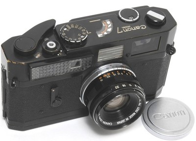 Canon Black Paint M39 Mount RF 24x36mm camera Canon 2/35mm