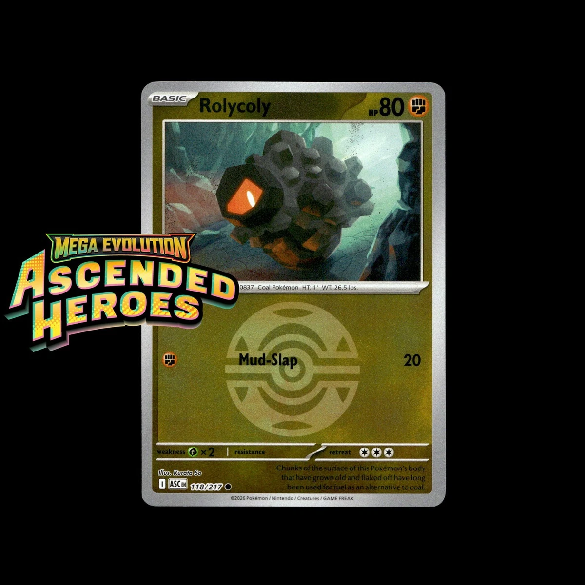 rolycoly pokemon card value TCG 105/192 Fighting Colorless Ram (10) Weakness Grass 2 Resistance None None Retreat Cost Rolycoly Card Prices & Value