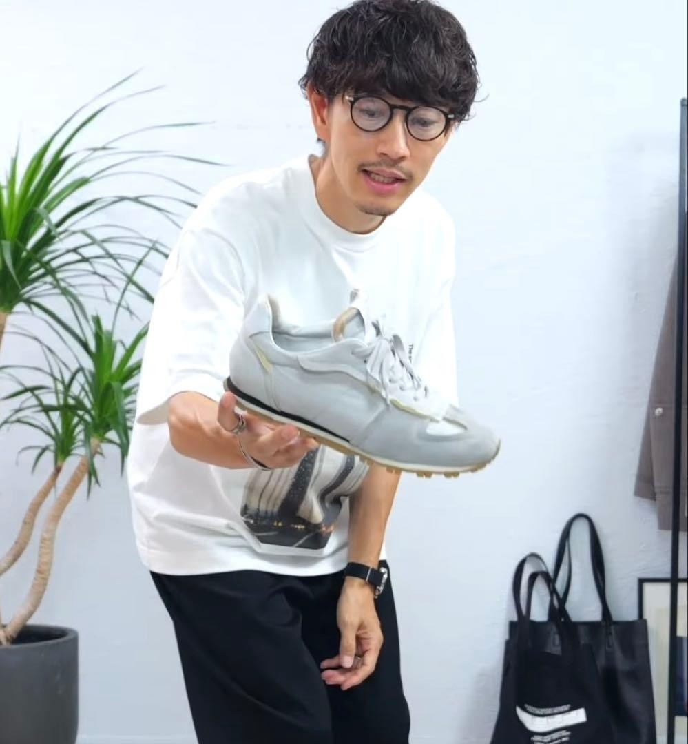 Maison Margiela Retro Runner Off-White Casual Sneakers Used 42 thumbnail 13