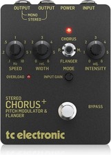 TC Electronic SCF GOLD Analog BBD Chorus Pedal 9VDC High S/N Ratio