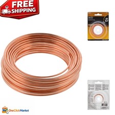18 Gauge Polished Copper Wire Rope - 25 Feet, Corrosion Resistant for DIY Crafts