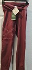 Athleta HaloTek Air High Rise Ankle Leggings Burgundy Studded Mesh 6  Halara. — photo 9