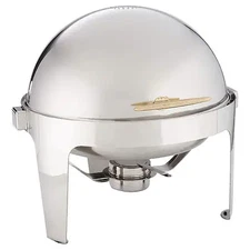 American Metalcraft Adagiord18 Round Chafer, Stainless, 7 Qt.