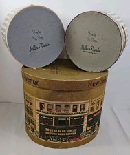 Vintage Dobbs Fifth Avenue  Miller  Rhoad Hat Boxes  New York  Read  As Is