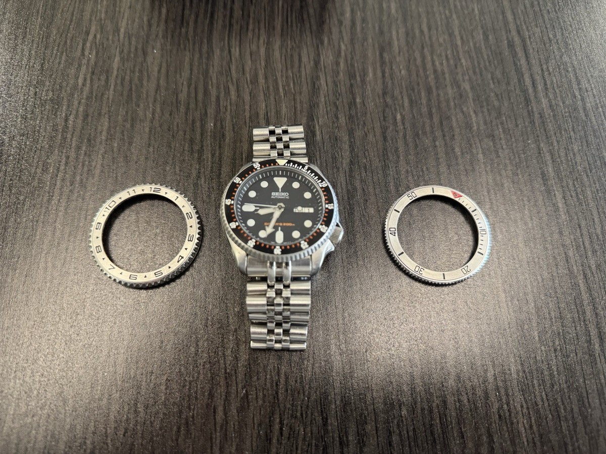 SKX 007 With Additional Inserts and Bezels Upgraded Jubilee