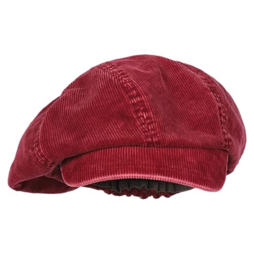 New Era Newsboy Hat Panel Oversized Cotton Corduroy Newsboy  display picture 1