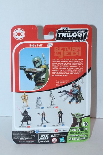 Boba Fett Star Wars Trilogia Originale Collezione OTC #14 Hasbro 2004 SIGILLATO NUOVO - Foto 2 di 3