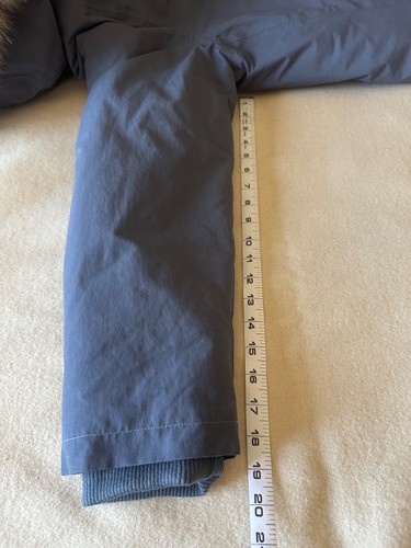 The North Face 550 Dryvent Hooded Down Puffer Arctic Parka Coat Womens XL Gray - Picture 19 of 19