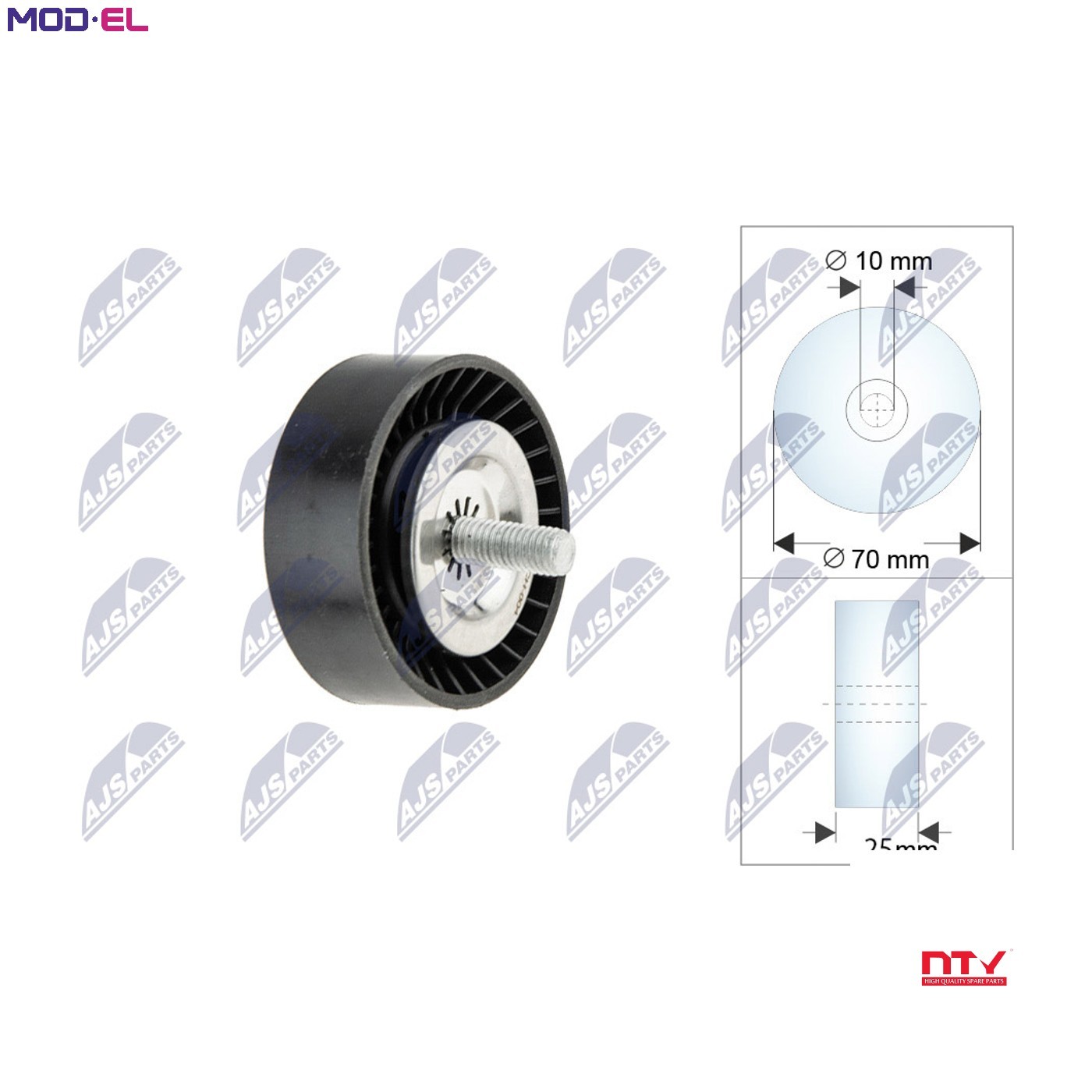 Pulley Idler V-Belt For Dodge Caliber 07- Jeep Compass 07- - Image 13