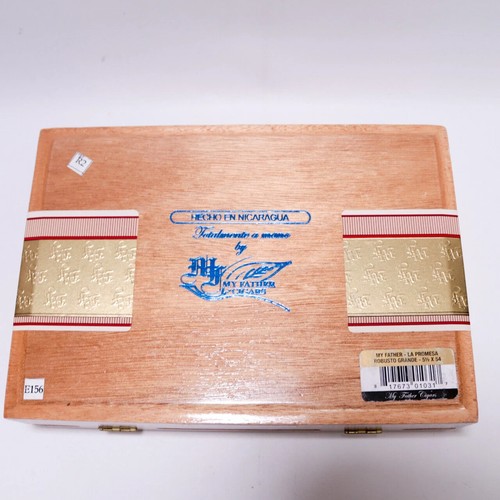 My Father Cigars Robusto Grande Empty Wood Cigar Box 9.25" x 6.5" x 2.25 - Picture 7 of 7