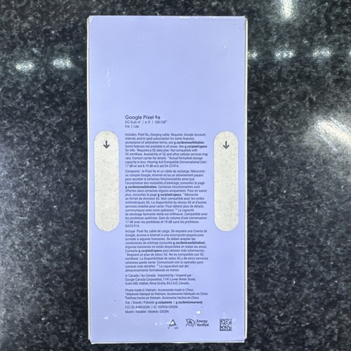 New Google Pixel 9a GA09564-US 128GB Unlocked 6.1" 8GB 64MP WiFi 6E 5G Iris - Photo 3 sur 8