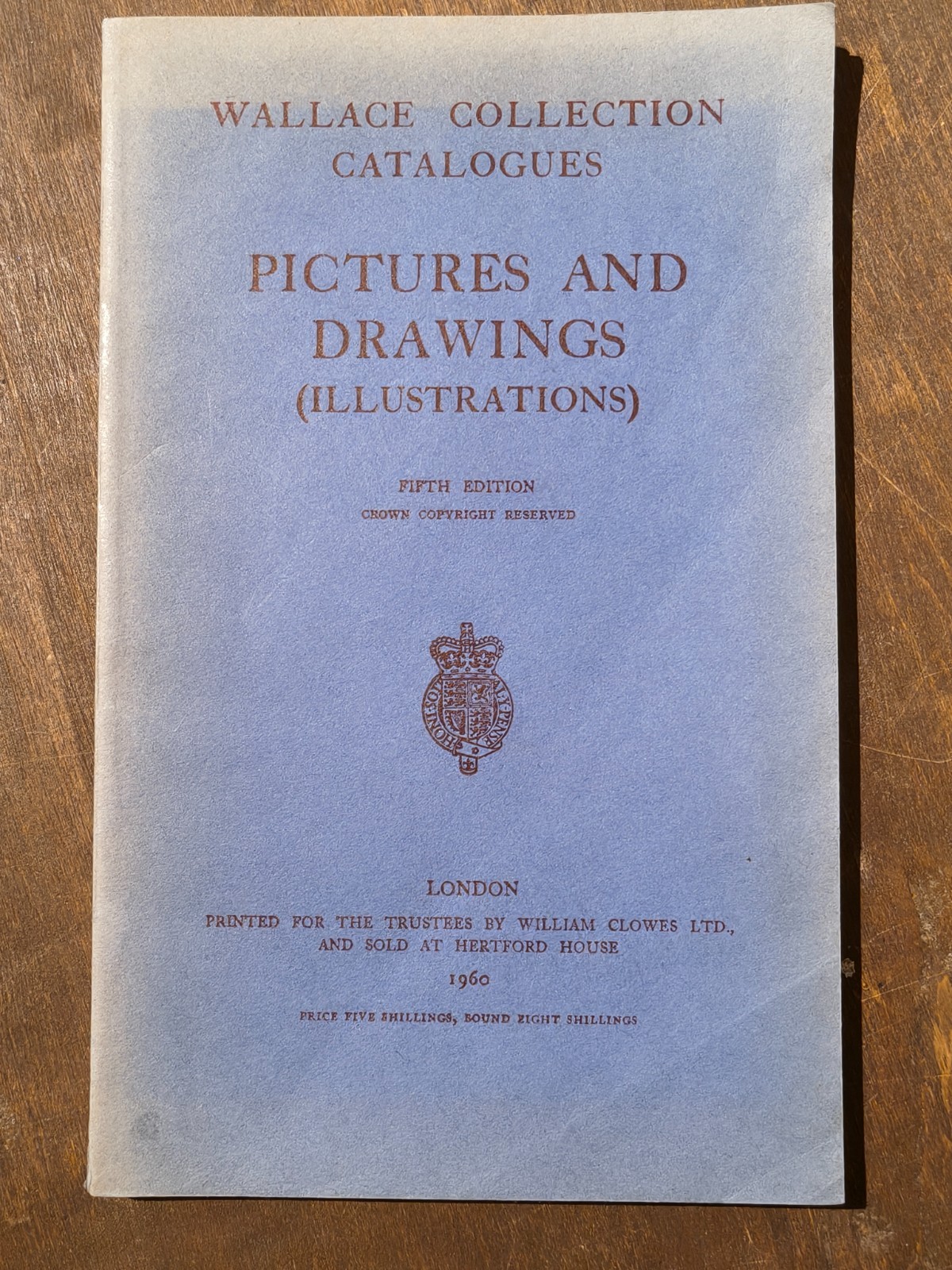 Wallace Collections Catalogues Pictures and Drawings Illustrations  5th Edition