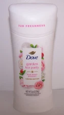 Dove Beauty Garden Tea Party Deodorant Rose Berry Bouquet Limited Edition 2.6oz