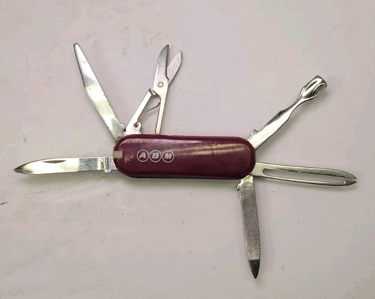 Vintage Rostfrei Multi Tool Pocket Knife, Opener, Scissors, File - Stainless