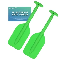 Boat Paddle Telescoping Collapsible Oar for Boat Anti Slip Aluminum Plastic C...