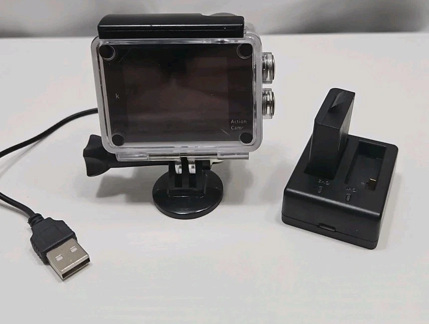 1080P Full HD Waterproof Action Sport Camera With 2 Batteries And Charger  - Image 2 of 4