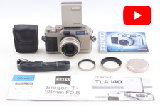 Top MINT w/Hood Contax G1 35mm Film Camera 28mm f/2.8 Lens TLA 140 From Japan