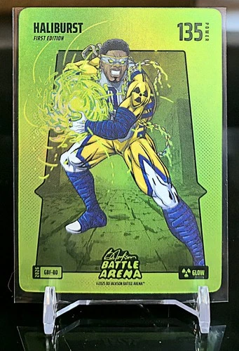 Bo Jackson Battle Arena 2026 Haliburst #GBF- 80 Green Glow Battlefoil SSP