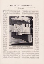 Chicago Century of Progress World?s Fair Art Deco Vintage Article Photos 1933