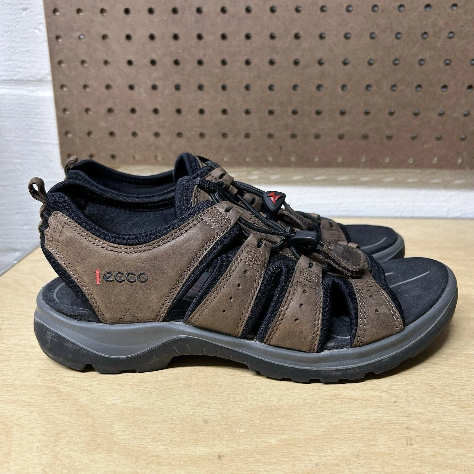 Ecco Bluma sandali gladiatore donna 40 US 9 9 5 marroni con cinturino