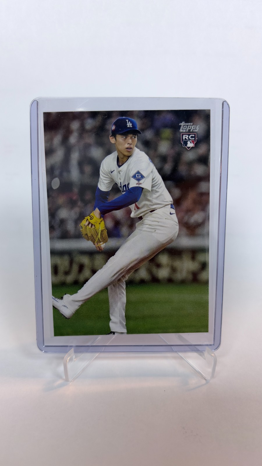 2025 Topps Update Series Roki Sasaki Rookie Debut SSP True Photo #US199