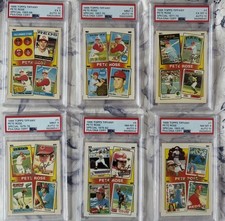 Lot (6) Pete Rose Special Set 1986 Topps Tiffany Auto Signed In Gold PSA Pop 1