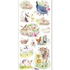 Violette Stickers - Baby Farm Animals - 1 Spring Sticker Sheet - Planners Crafts