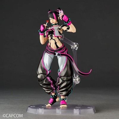Kaiyodo Revoltech Amazing Yamaguchi Juri Street Fighter 6 Actionfigur  