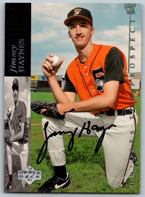 1994 Upper Deck Minors #194 Jimmy Haynes SIGNED   Frederick Keys