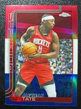 2025-26 TOPPS CHROME BASKETBALL JAE'SEAN TATE RED WHITE BLUE REFRACTOR 59