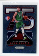 2021-22 Panini Prizm #12 Luka Doncic NBA 75th Logo Retail A4