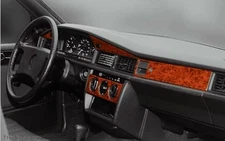 Wood Look Dash Trim Kit for 1982-1993 Mercedes W201 Auto Interior Panel