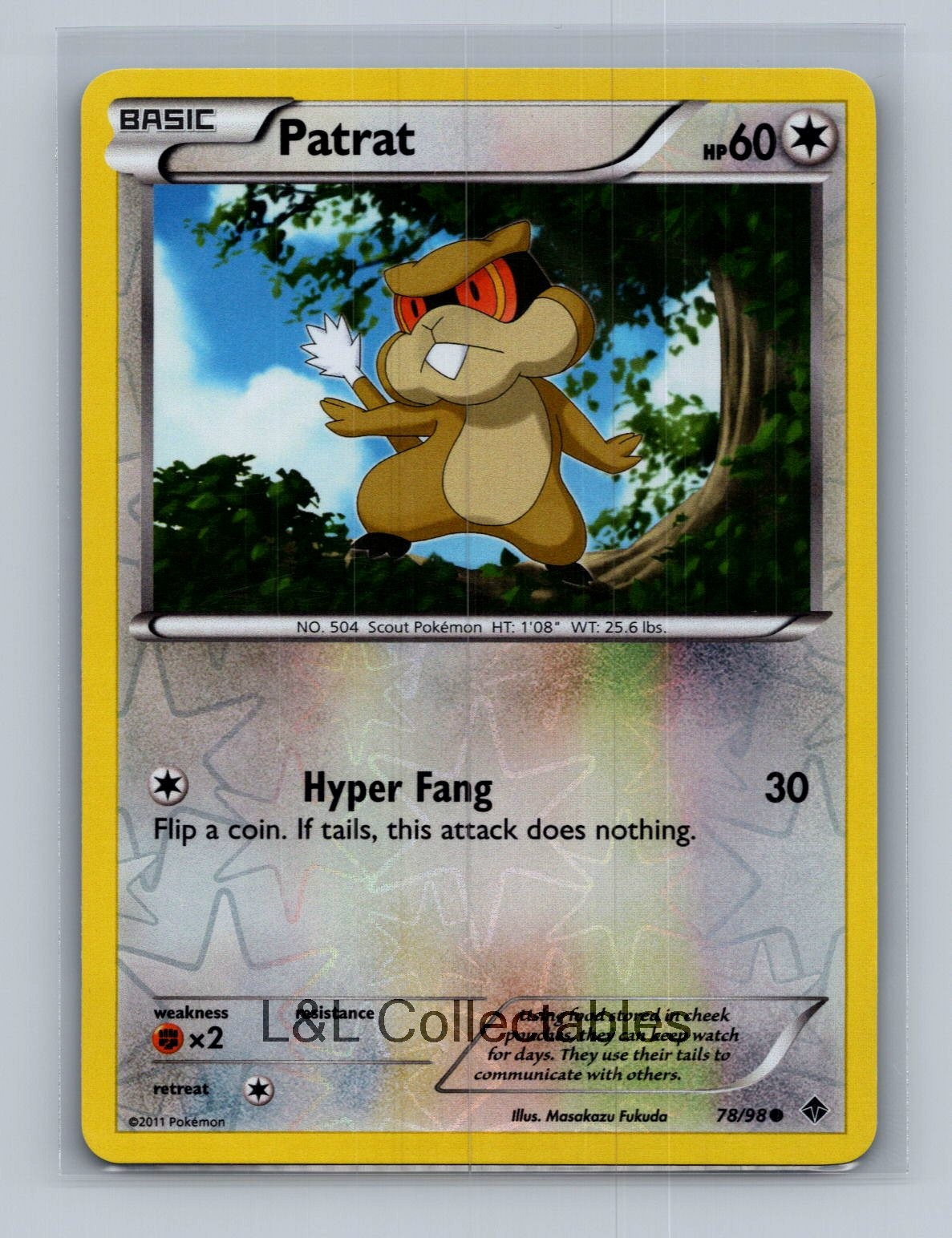 Patrat #78/98 Reverse Holo Emerging Powers