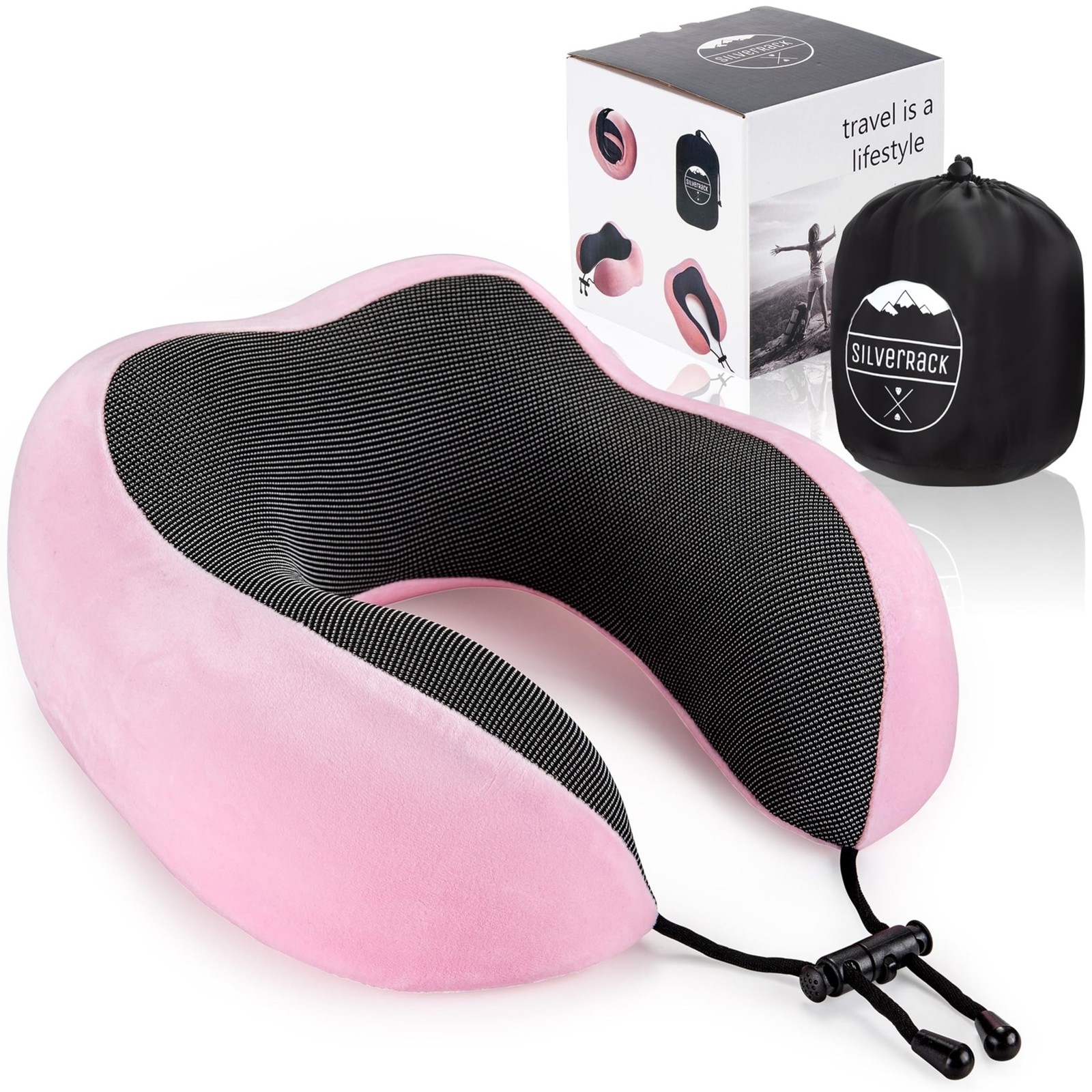 SilverRack Cuscino cervicale aereo [rosa] cuscino cervicale per adulti (P6F)