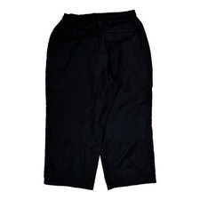 Reebok Track Pants - XL Black Polyester