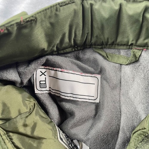 Columbia Snow Pants Girls 6 6X Army Green Hot Pink Omni Tech Bugaboo Ski SF8186 - Picture 11 of 13
