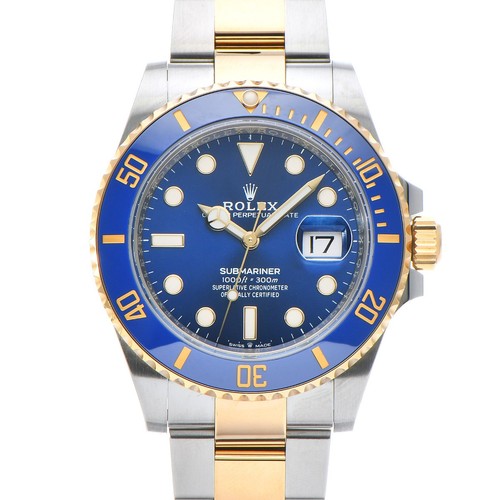 ROLEX Submariner date 126613LB blue WATCH 738583