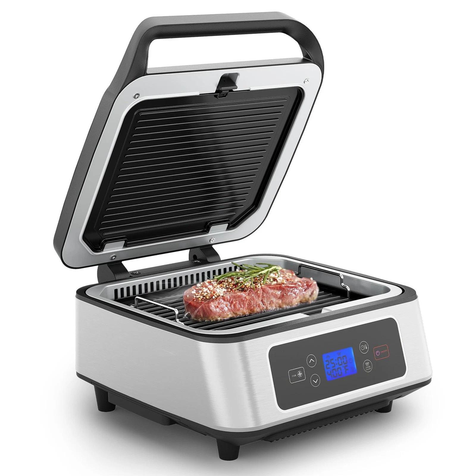 SUNVIVIPRO Electric Panini Press Sandwich Maker, 1300W Smokeless Indoor Grill
Opens in a new window