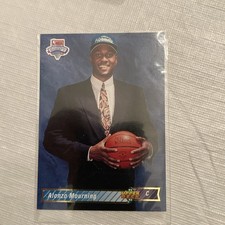 1992-93 Upper Deck Alonzo Mourning #2 NBA Draft Charlotte Hornets
