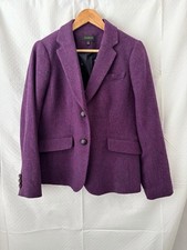 Talbots Women's Rich Plum 2 Button Blazer