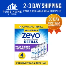 Ultimate 4-Pack Insect Trap Refills - Gentle, Effective, and Mess-Free Disposal