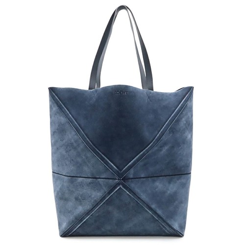 Loewe Puzzlefold Tote Bag Women Blue One Size