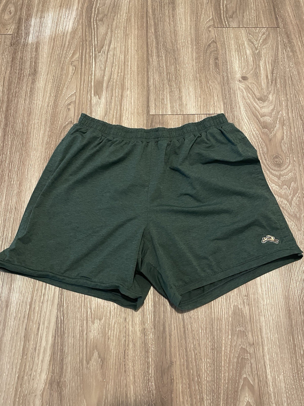 Tracksmith Session Running Shorts Forest Green La… - image 1
