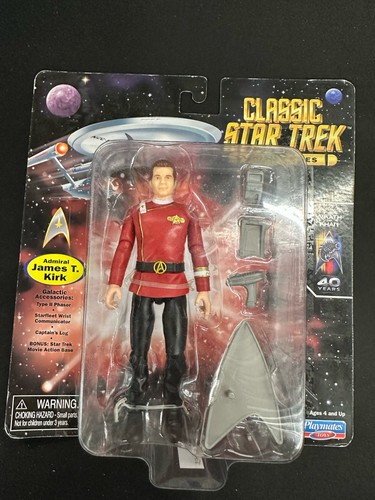 Playmates Star Trek II The Wrath of Khan Admiral James T. Kirk 5" Fig **re-taped