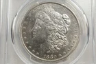 NobleSpirit Popular 1880 O Morgan Silver Dollar PCGS AU 58 Lovely Luster