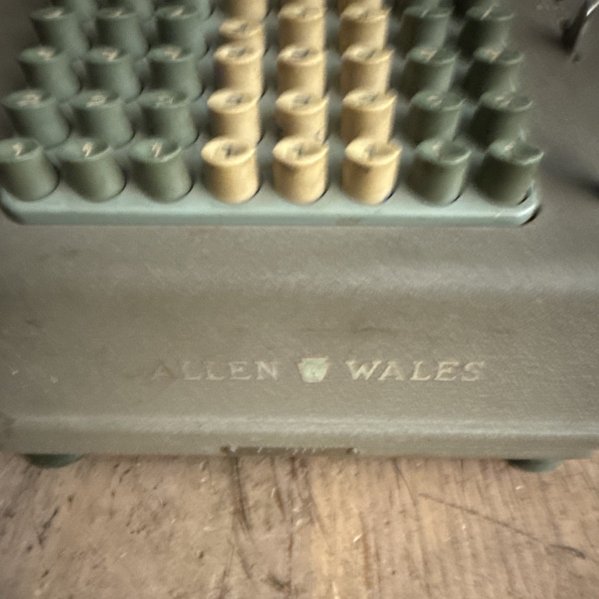 Allen-Wales Antique Adding Machine Mechanical Calculator Manual