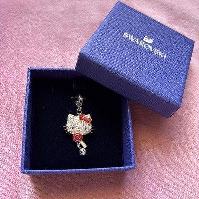 Hello Kitty Swarovski Charm Lolipop Candy Rare | eBay