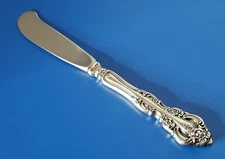 Oneida Michelangelo Cube Stainless Butter Spreader 6½" Glossy Flatware