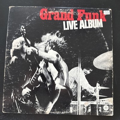 Grand Funk Railroad-Live Album-1970 Hard Rock 2LP Gatefold E/VG+ First Pressing